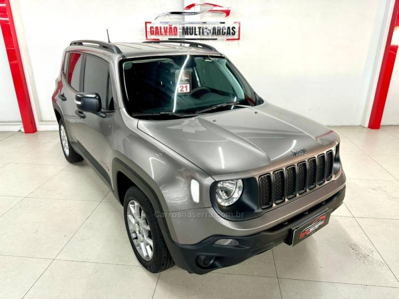 JEEP - RENEGADE - 2021/2021 - Prata - Sob Consulta