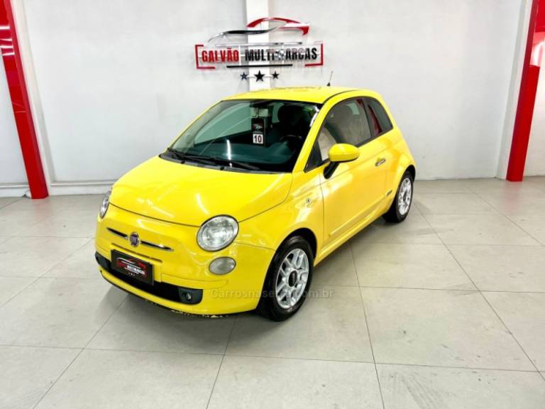 FIAT - 500 - 2010/2010 - Amarela - R$ 37.900,00